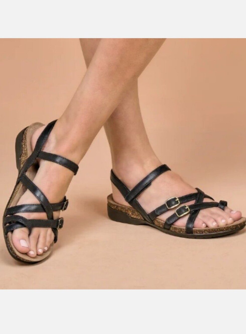 Dansko Sandals Women Size 38 EU 7.5 US Roslyn Black Leather Comfort Shoes